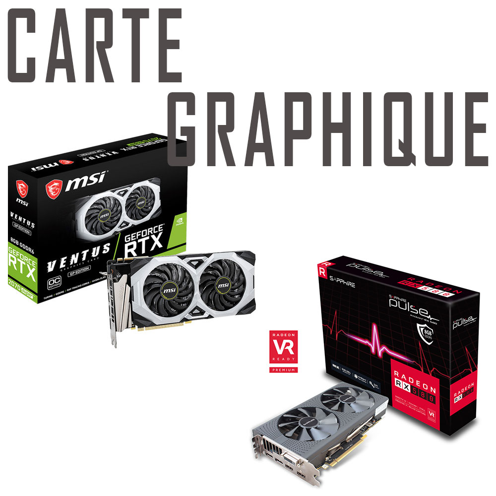 cartes graphique geforce et radeon