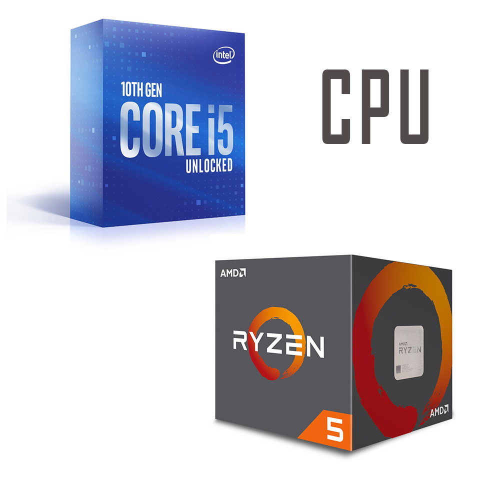 processeur core i5 et ryzen 5